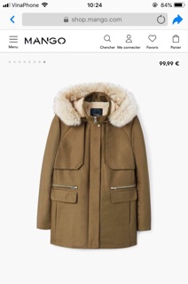 Áo parka hàng xuất