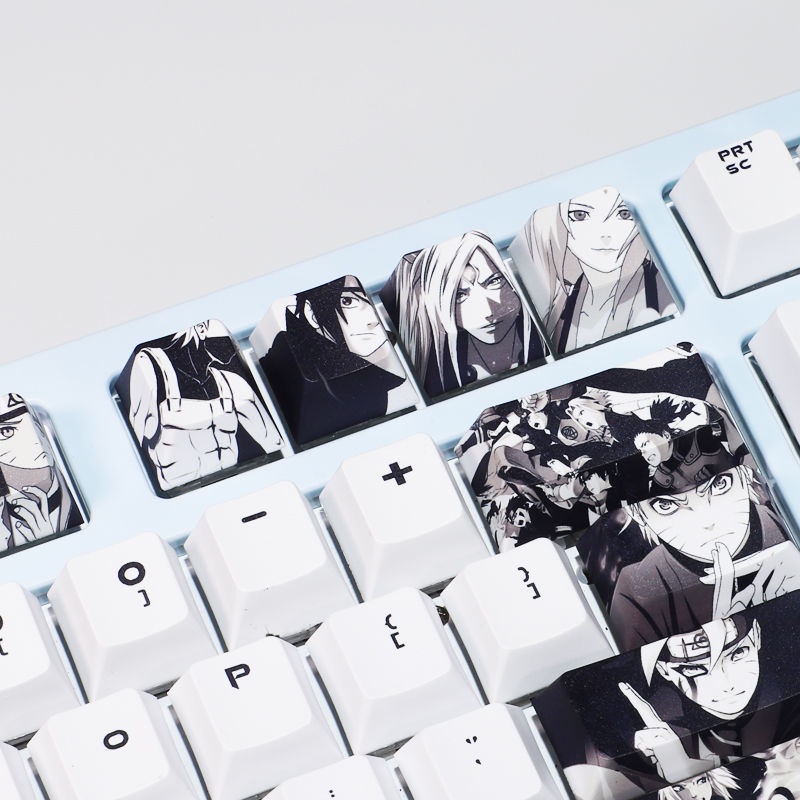 Naruto keycap Cherry Profile Anime Keycap PBT bàn phím cơ thăng hoa keycap 108 phím