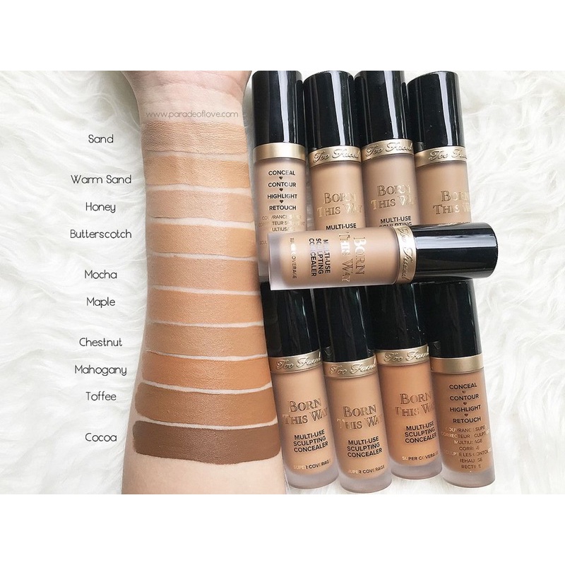 🌹 Too Faced Born This Way Concealer - Sample Kem che khuyết điểm đa chức năng