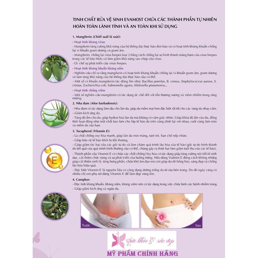 Dung dịch vệ sinh evamost