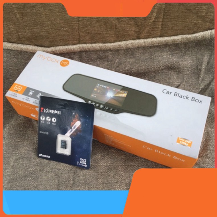 SALE NGHỈ BÁN Camera hành trình cho xe hơi Mybox M5 lắp gương -tặng thẻ nhớ 32Gb SALE NGHỈ BÁN