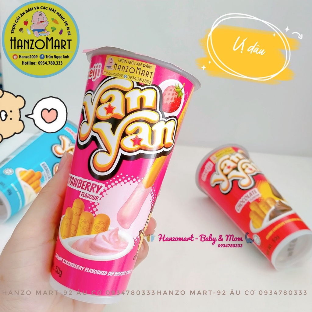 Bánh que YAN YAN Meiji đủ vị 50gr