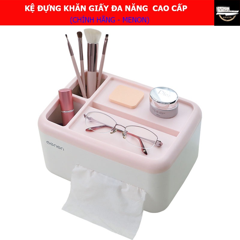 [Hàng đẹp] Hộp đựng khăn giấy để bàn đa năng Menon - HT005 - Kệ mẫu mới siêu đẹp