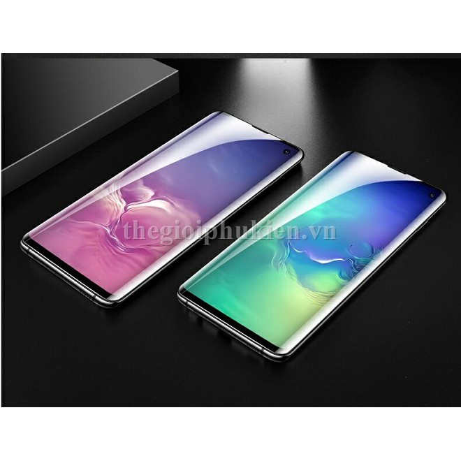 Tấm kính cường lực SamSung Galaxy S10 S10 Plus S10 5G trong suốt full keo UV