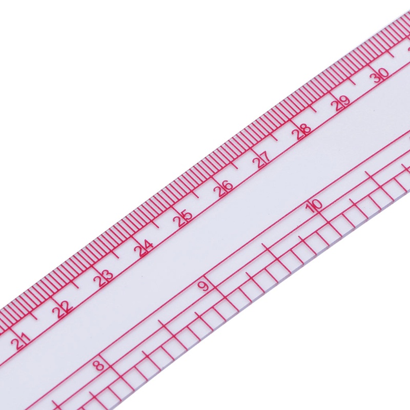 Thước Nhựa Hình Vuông Chuyên Dụng Cho Thợ May DIY