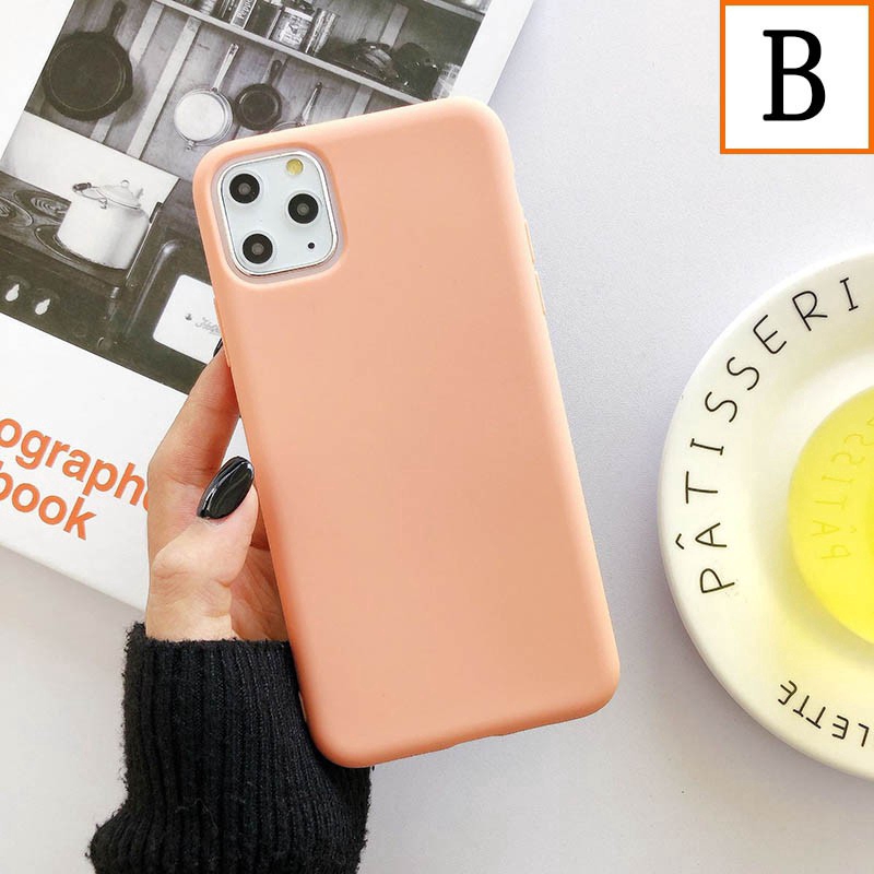 Ốp lưng iphone Candy colors iphone 11 Pro Max case iphone6/6s 7plus 8plus TPU case iphone X XR xsmax soft case SE2 7+/8+ cover