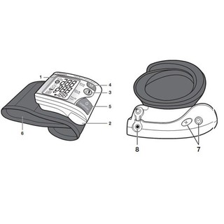 Máy đo huyết áp cổ tay Citizen CH-608