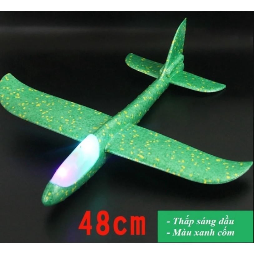 Máy bay xốp đồ chơi có đen led cho bé/ máy bay phi bằng tay bay xa hơn máy bay giấy nhiều.
