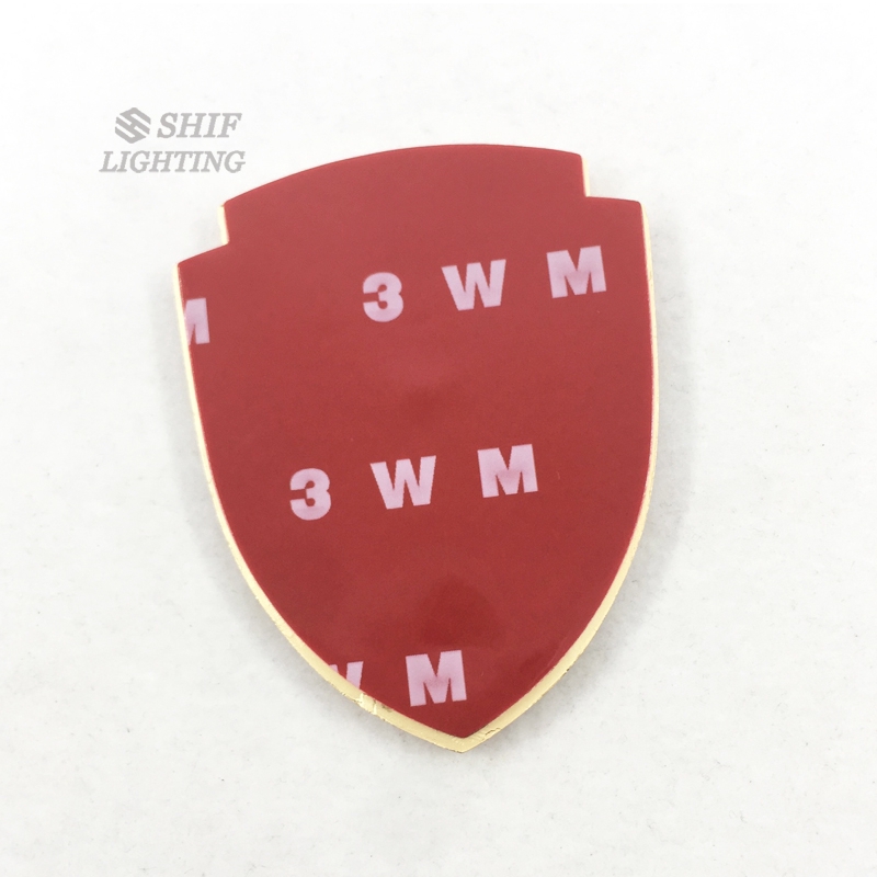 Logo kim loại họa tiết chữ AUDI OWNERS CLUB dán trang trí xe ô tô