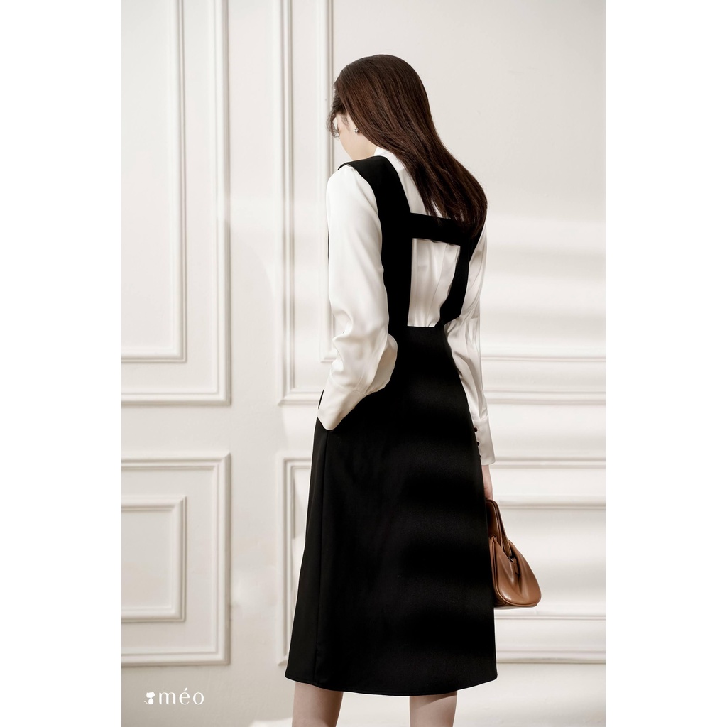 Váy yếm jumsuit bo eo Elinra [ Méo shop ]