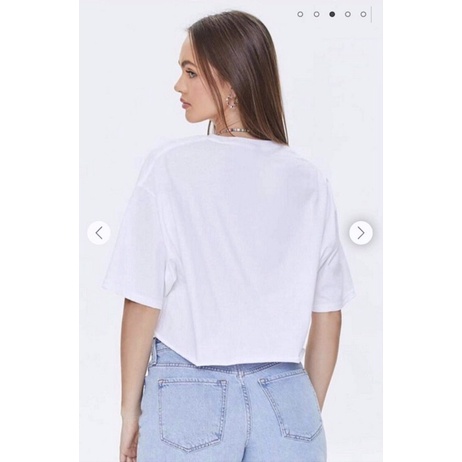 Áo Croptop F21 Lai Sóng In MTV - 3927