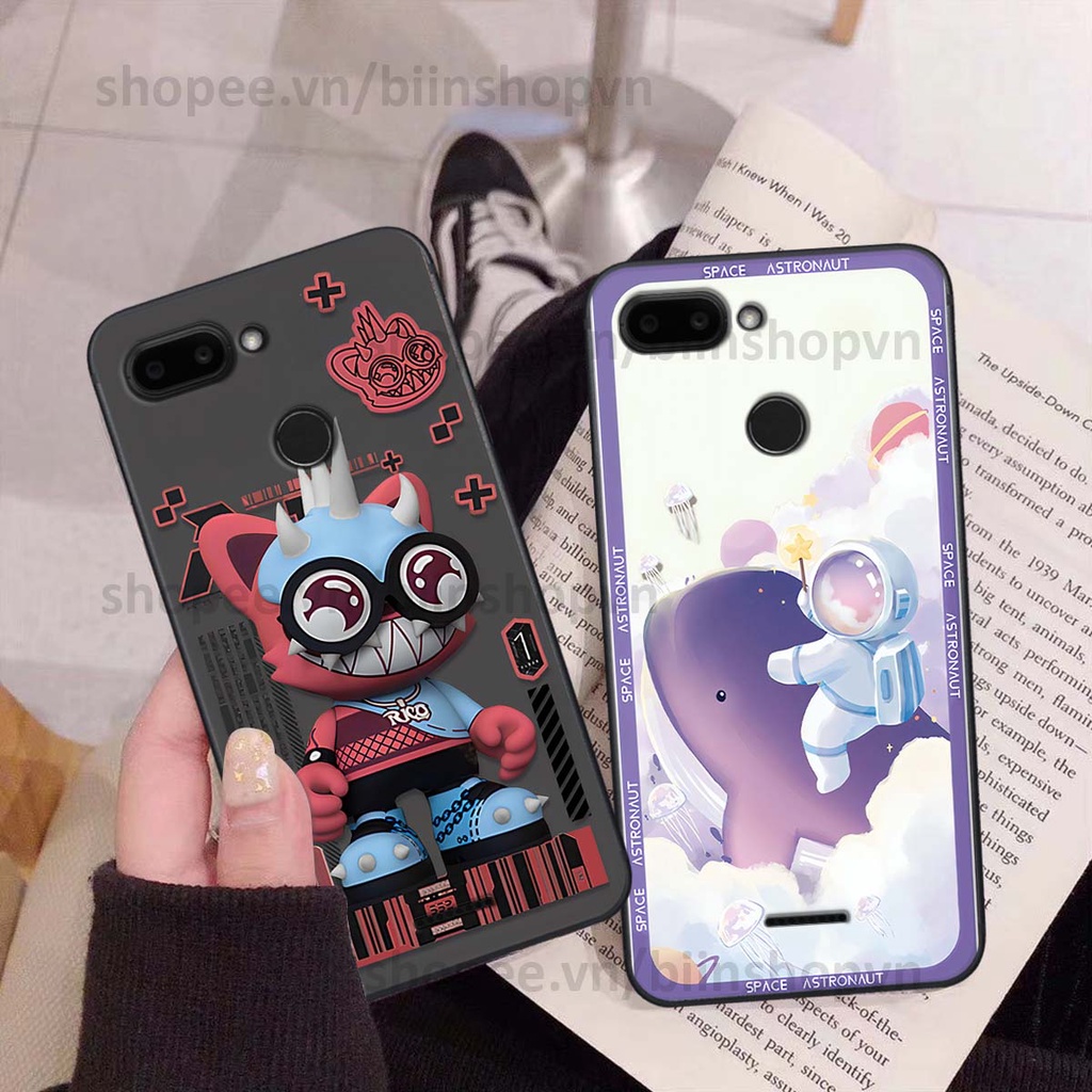 Ốp Xiaomi Redmi 6 phi hành gia vũ trụ space.x siêu đẹp, thời trang