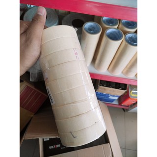 Băng keo giấy nhăn 24mm,48mm độ dày 25yard