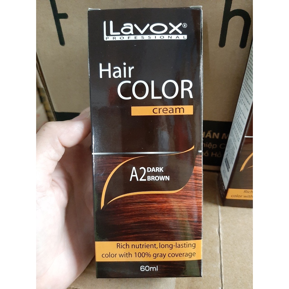 Kem Nhuộm Phủ Bạc LAVOX 60ml