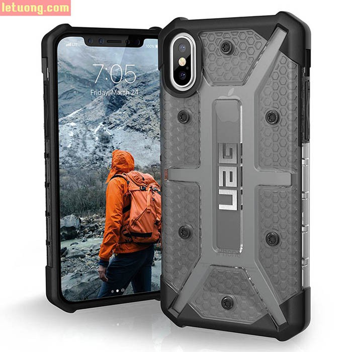 Ốp lưng iPhone X / iPhone Xs UAG Plasma Armor trong suốt, chống sốc ( USA )