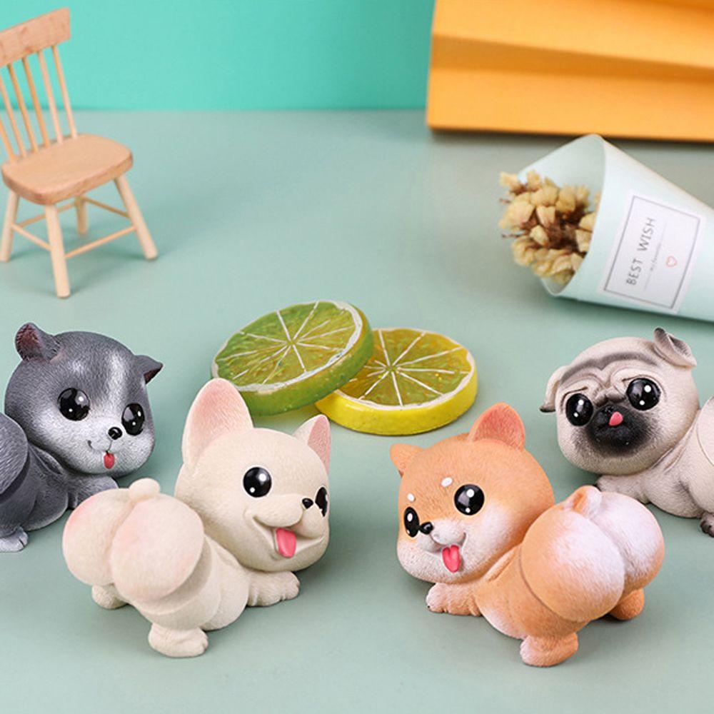 Đồ trang trí Chú Chó Lắc Lư Hoạt Hình 3D Sáng Tạo Trang Trí Xe Hơi