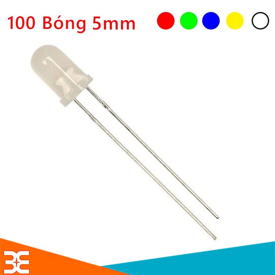 Gói 100 Con Led Đục 5mm