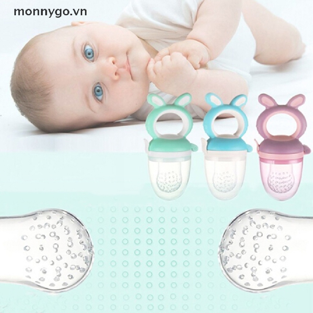 Monnygo Núm Vú Giả Ngậm Nướu Trái Cây Bằng silicone