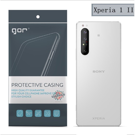 cường lực ốp lưng silicon trong siêu mỏng GOR cho Sony Xperia 1ii