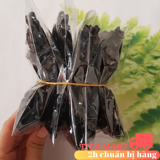 Thun cột tóc màu đen dày 4mm bền, chắc gấp 2 lần gói 20 gr, 50gr, 100gr