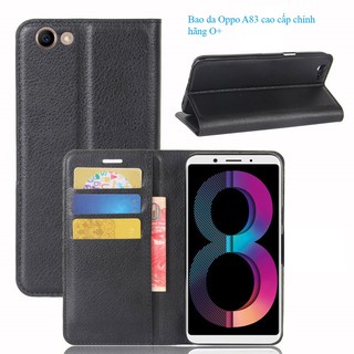 Bao da Oppo A83 nắp gập dạng ví O+ cao cấp chính hãng