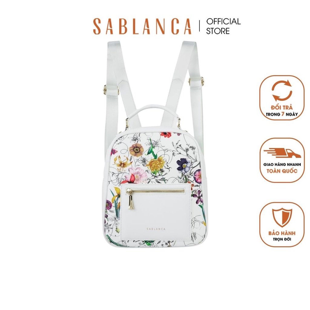 Balo nữ thời trang họa tiết hoa Sablanca BP0057