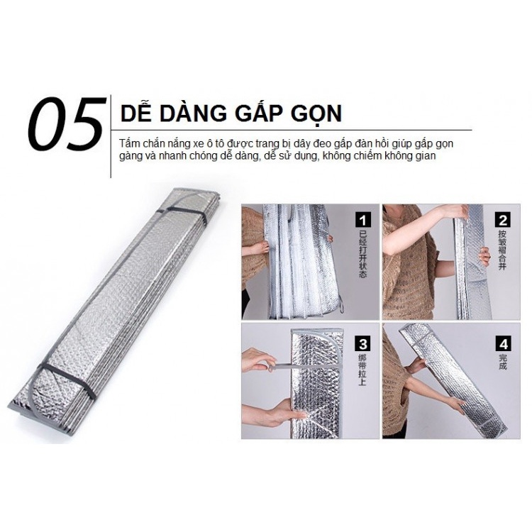 Tấm Chắn Nắng Xe Ô Tô Che Nắng Kính Lái Cao Cấp | BigBuy360 - bigbuy360.vn