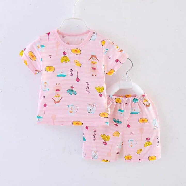 [Mã FAMAYFA2 giảm 10K đơn 50K] Bộ Cotton Tre Xuất Nhật LIKIDS TBKS06 Cho Bé Trai Bé Gái