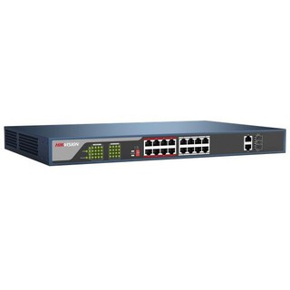 Bộ chia mạng 16 cổng 10/100mbps unmanaged poe switch hikvision ds-3e0318p-e