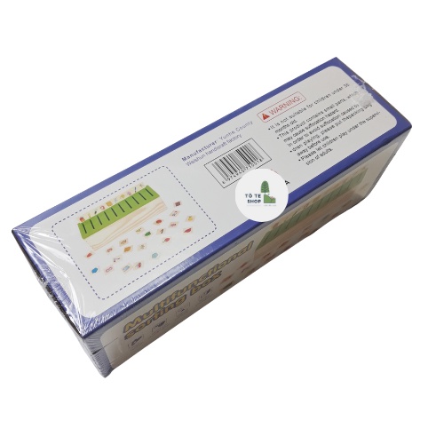 Đồ chơi thả hình gỗ theo chủ đề, bao gồm 8 chủ đề và 80 thẻ theo từng chủ đề