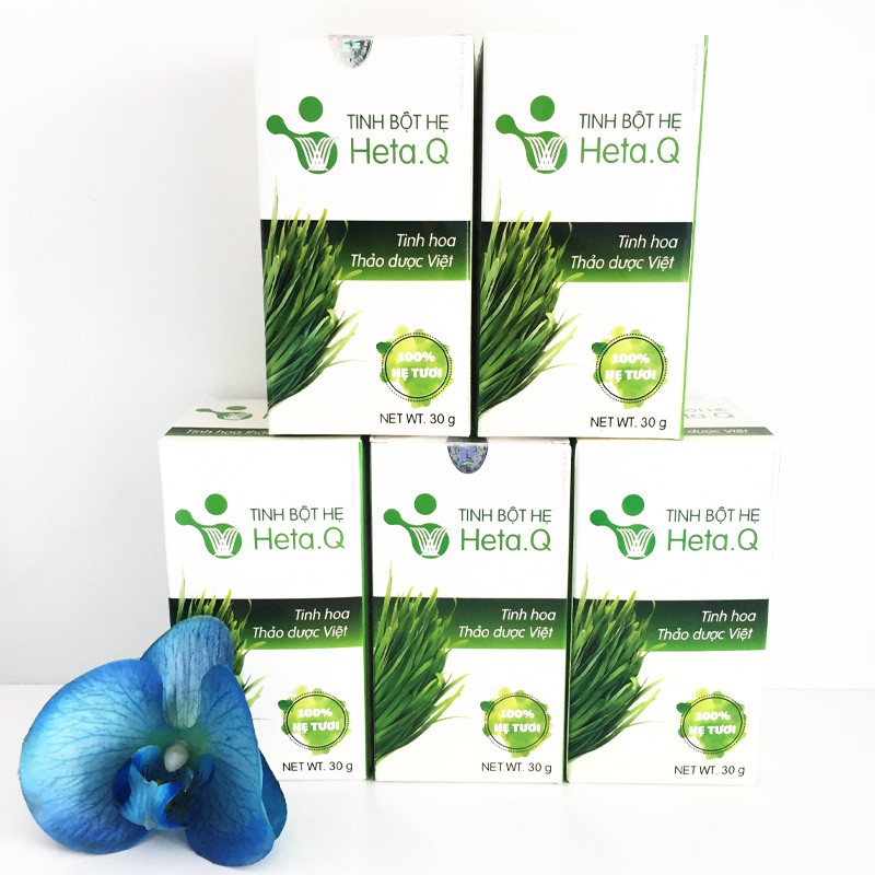 Tinh bột hẹ Heta Q - Hỗ trợ điều trị táo bón, biếng ăn ở trẻ nhỏ và người lớn