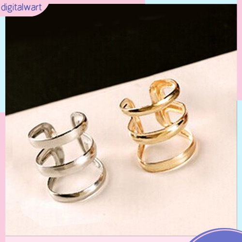 Khuyên Kẹp Vành Tai Kim Loại Thời Trang Cho Nữ