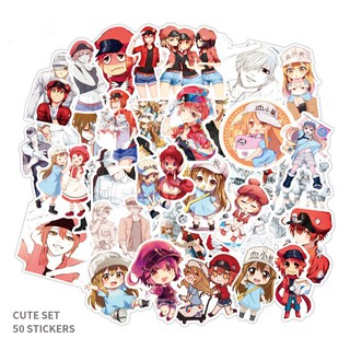 Sticker ( ảnh dán) anime Hataraku Saibou