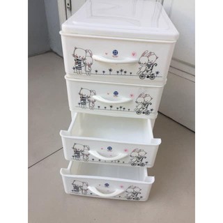 Tủ nhựa mini Việt Nhật 4 Tầng