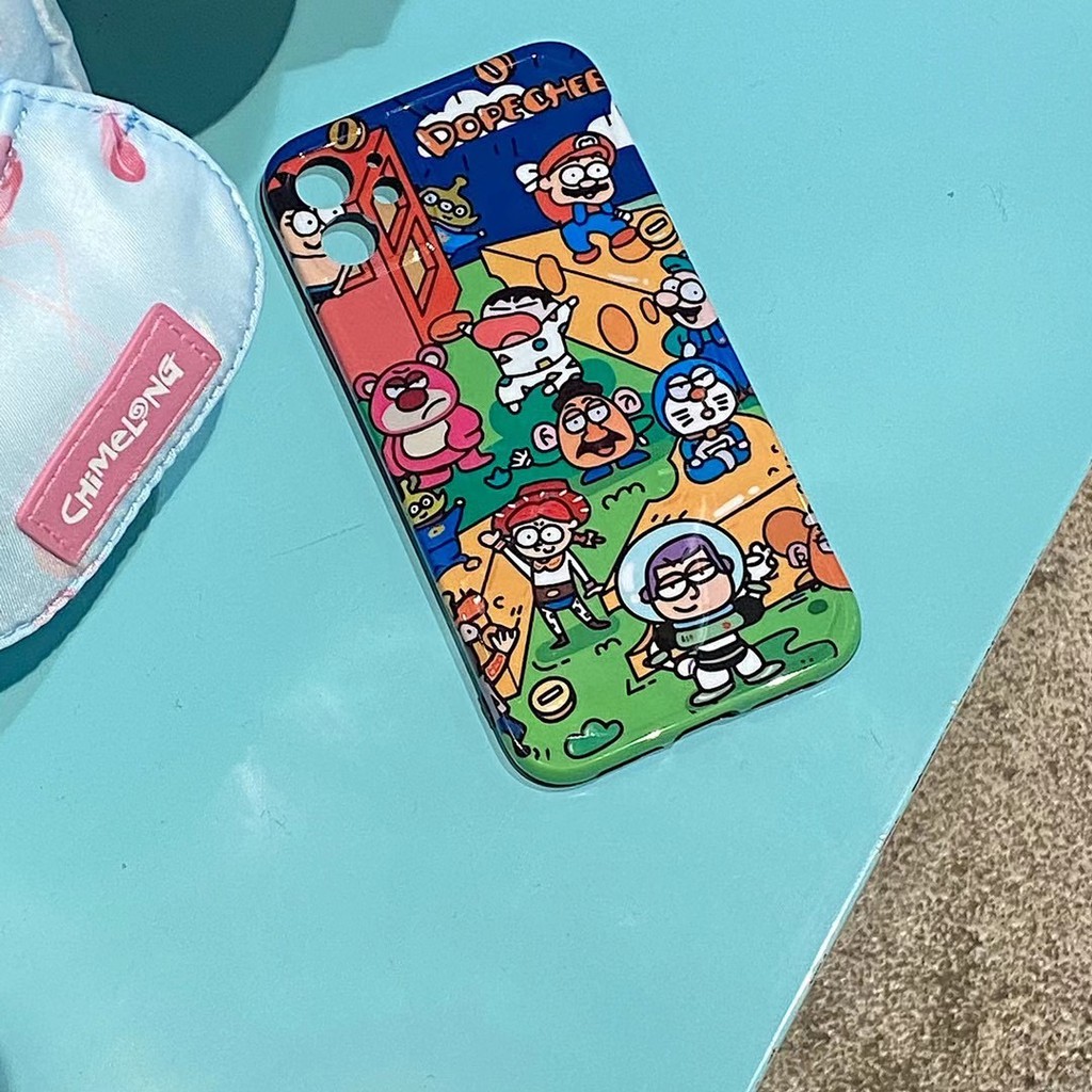 Q version cartoon is suitable for iPhone 7 8 + Ix Xr Xsmax 11 Pro Promax 12mini 12 Pro Promax mobile phone case | BigBuy360 - bigbuy360.vn