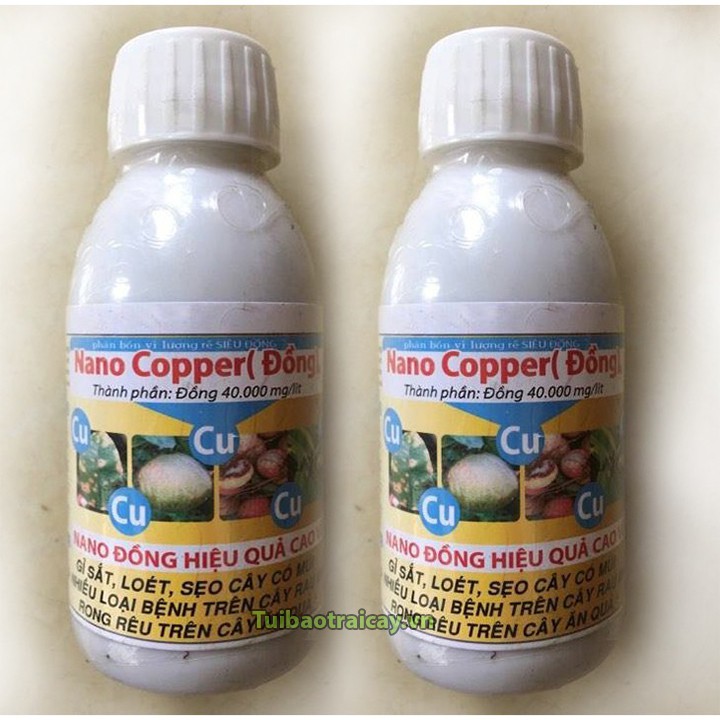 Thuốc trị nấm, vi khuẩn, vàng lá Nano Copper Đồng - T20