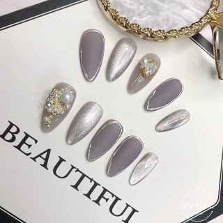 NAIL BOX THIẾT KẾ - MÓNG GIẢ TỰ GẮN - MÓNG ÚP 12 CHIẾC - A16