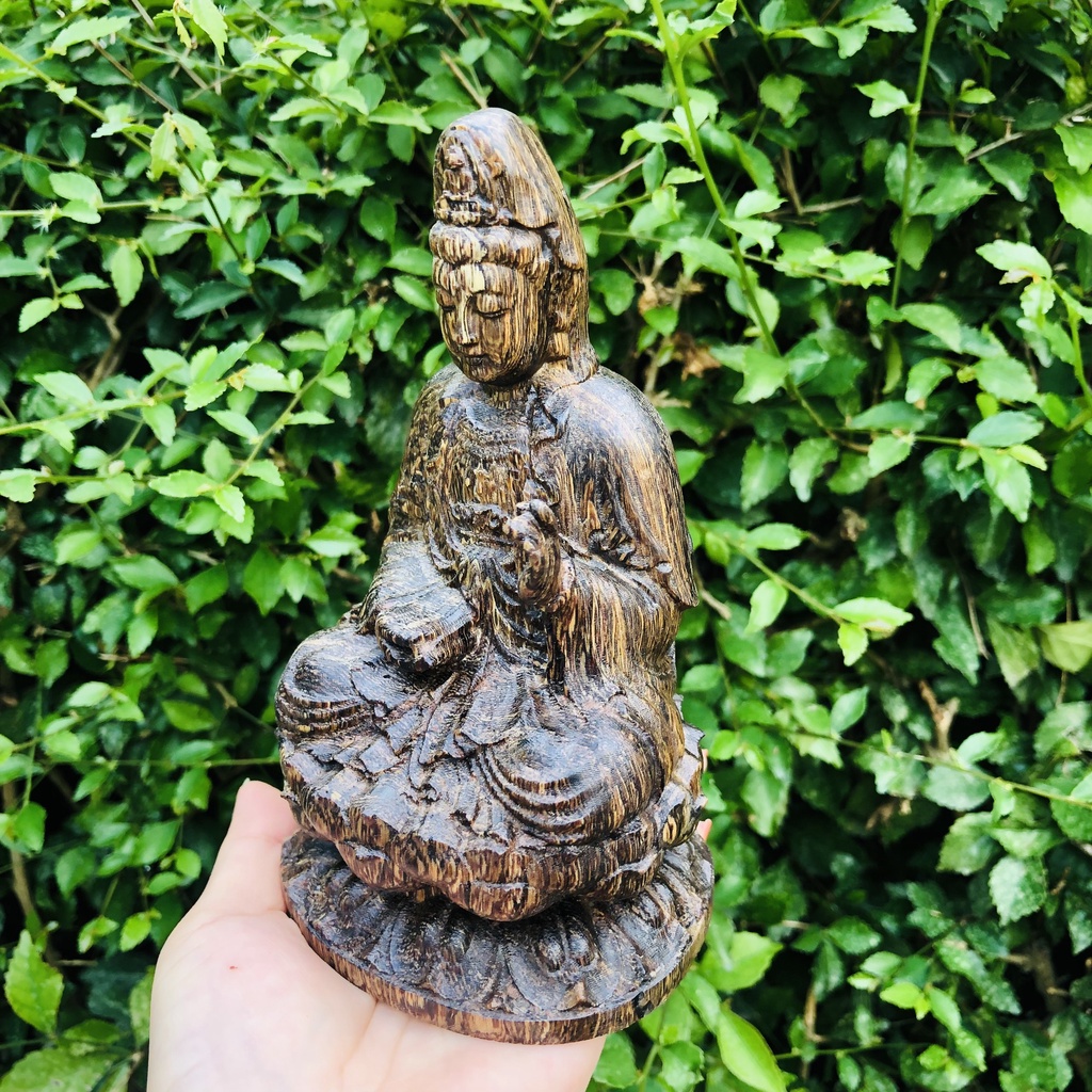 [ Xưởng ] Tượng Phật Trầm Để Xe Ô Tô