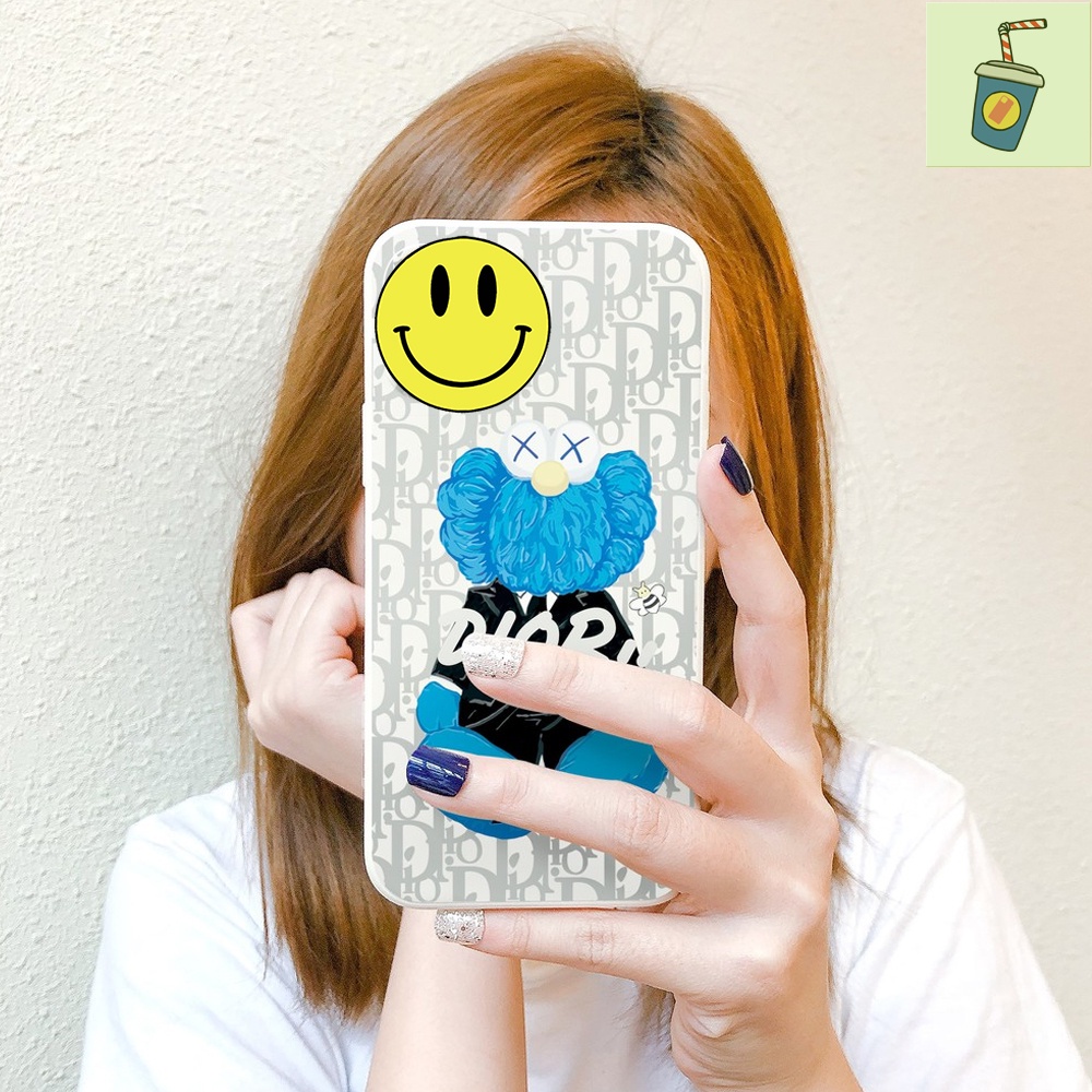 Ốp lưng Dio-Kaws cạnh vuông điện thoại i phone 6plus 6splus 7 plus 8plus X Xr XsM 11 12 13 Promax - RS Sto