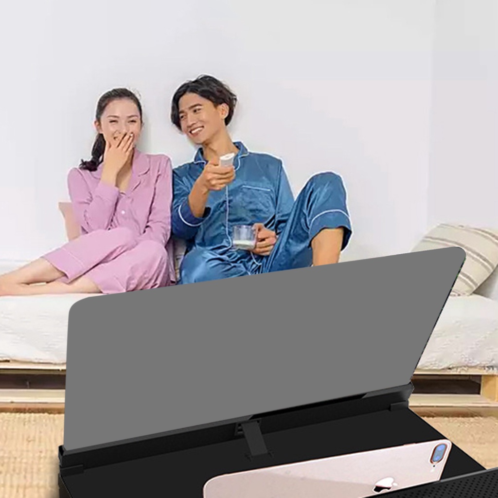 Bộ Loa Khuếch Đại Màn Hình Điện Thoại 12inch 3d Kết Nối Bluetooth