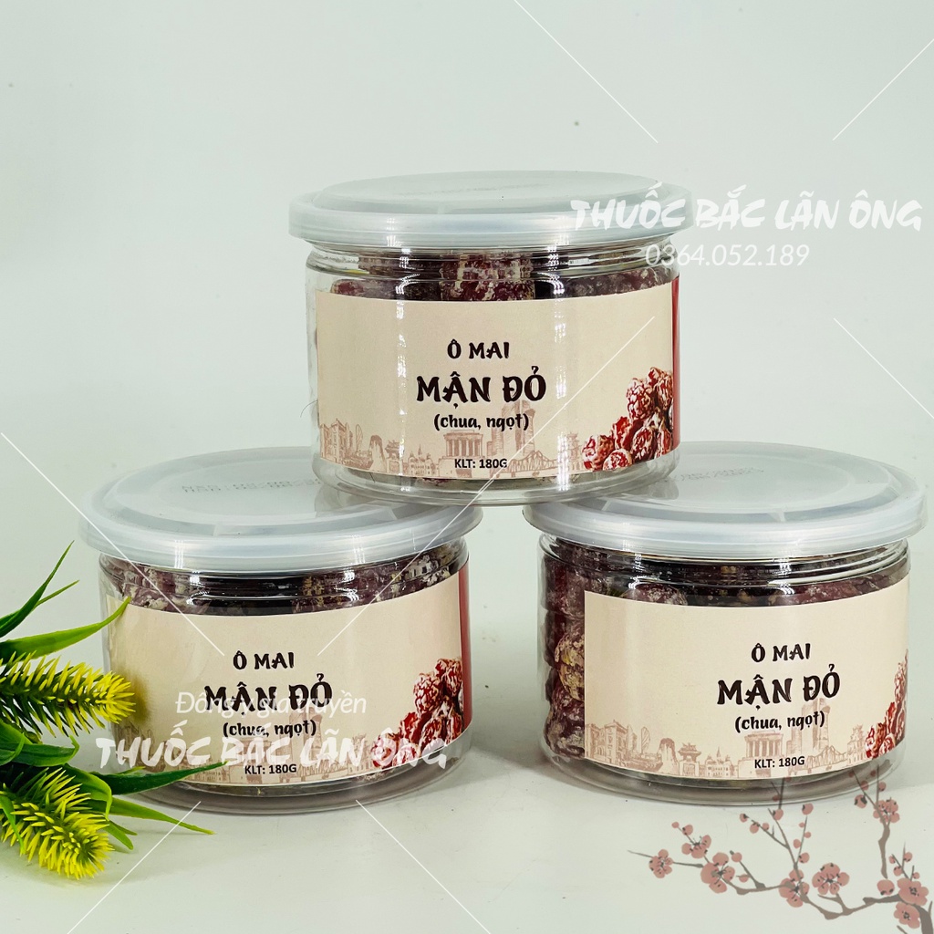 Ô mai mận đỏ chua ngọt