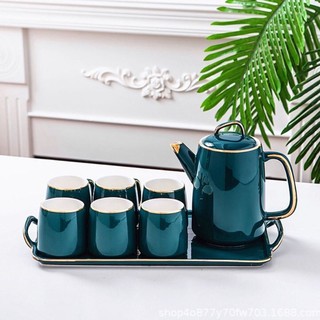 Bộ ấm trà cao cấp xanh ngọc bích