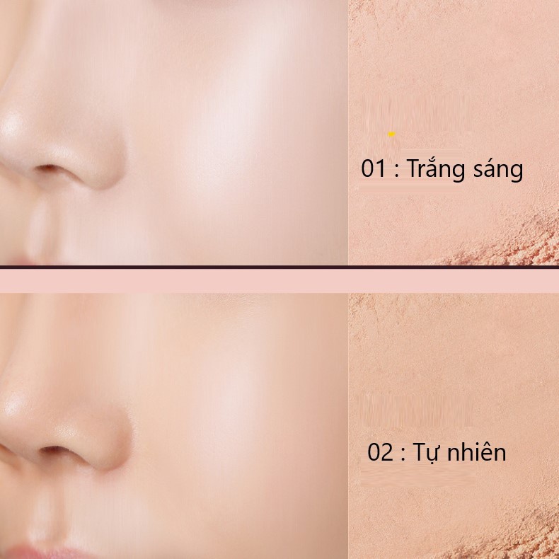 Phấn phủ kiềm dầu KISS BEAUTY, siêu che khuyết điểm mịn nhẹ tự nhiên Milk Tea Power KISS09 chính hãng nội địa Trung | BigBuy360 - bigbuy360.vn