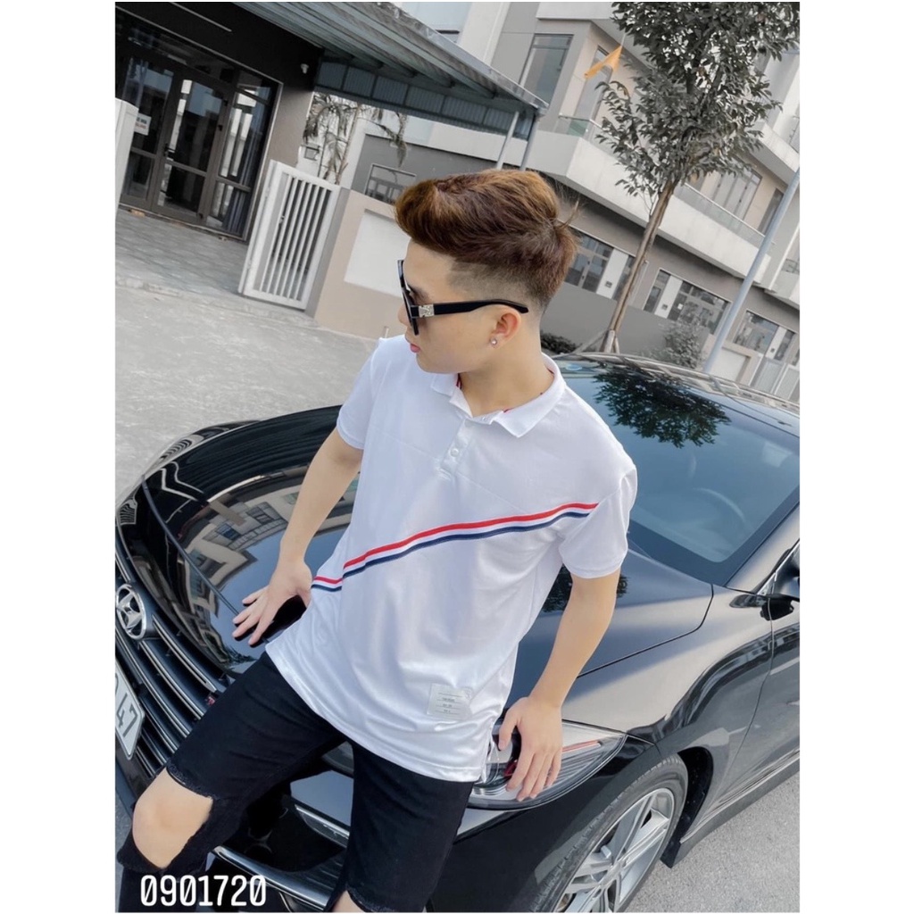 Áo POLO THOME unisex phong cách hàn quốc nam nữ mặc cực đẹp