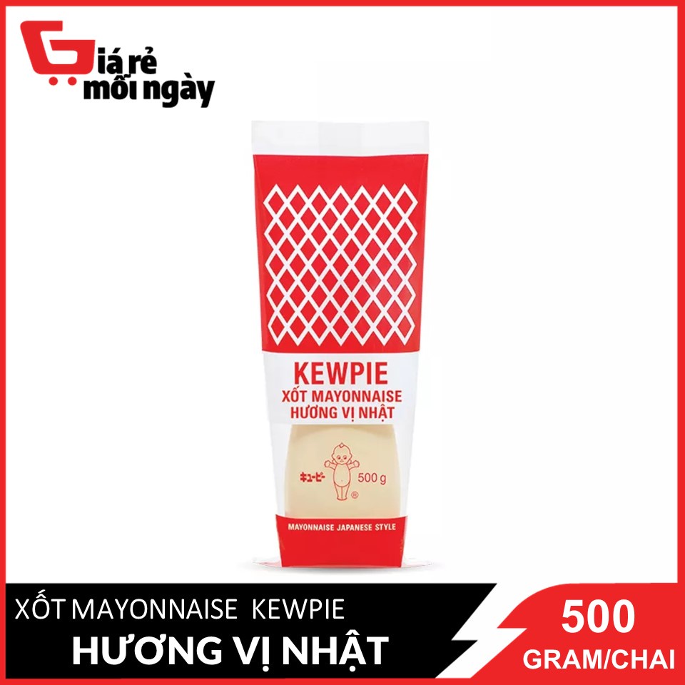 Xốt Mayonnaise  Kewpie Hương Vị Nhật chai 500g