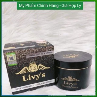 Kem body Livy's đen mẫu mới Thái lan
