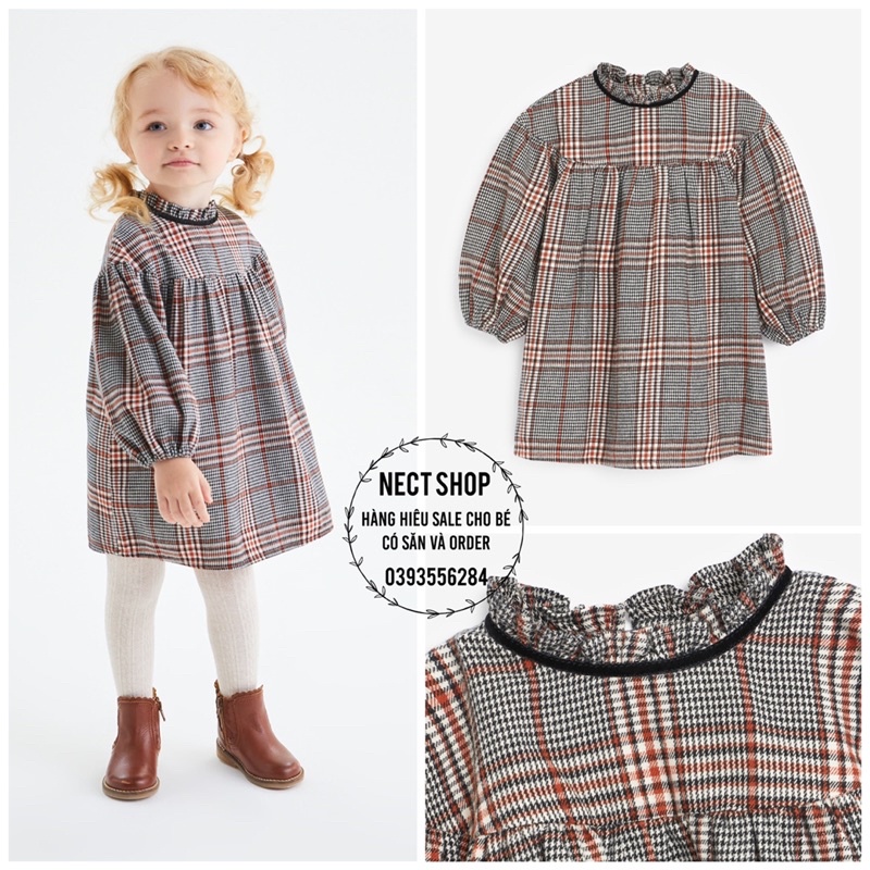Váy kẻ Next sale 4-5 tuổi