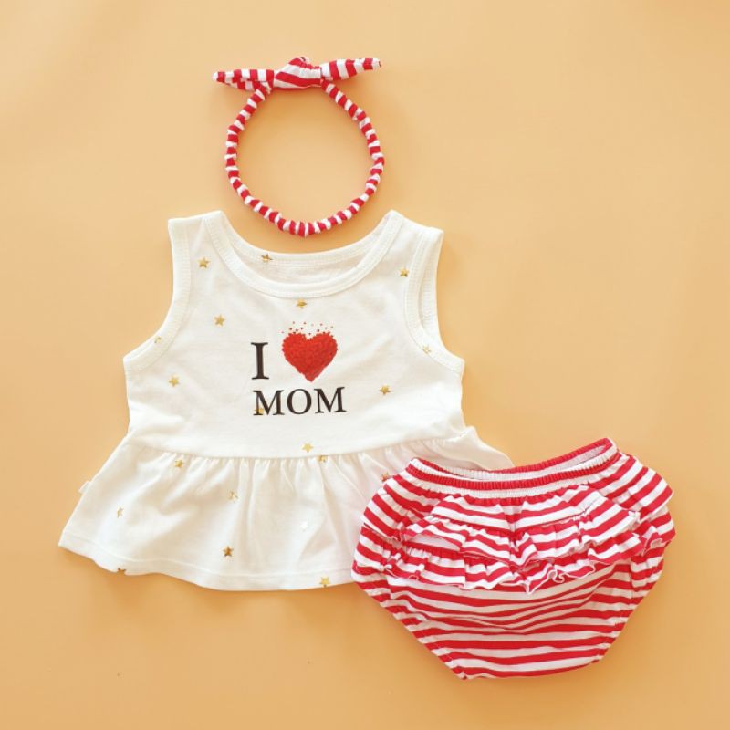 Set 3 chi tiết babydoll cực xinh hãng Bunny