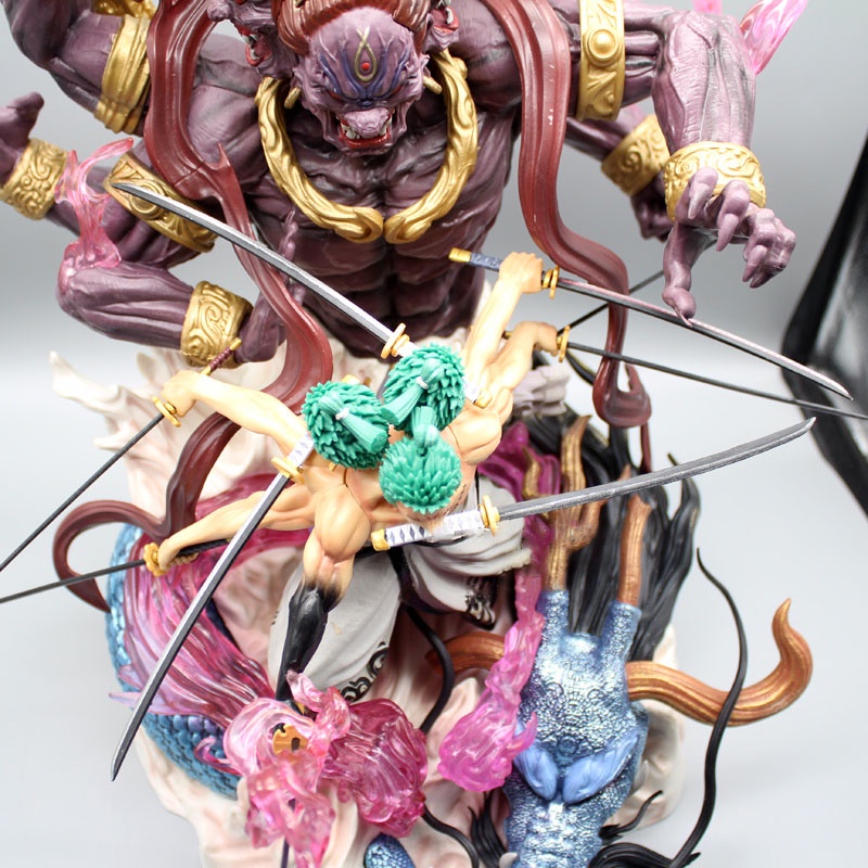 Mô hình nhân vật Zoro trạng thái Asura ba đầu sáu tay  hàng mới ra cực ngầu, chất lượng
