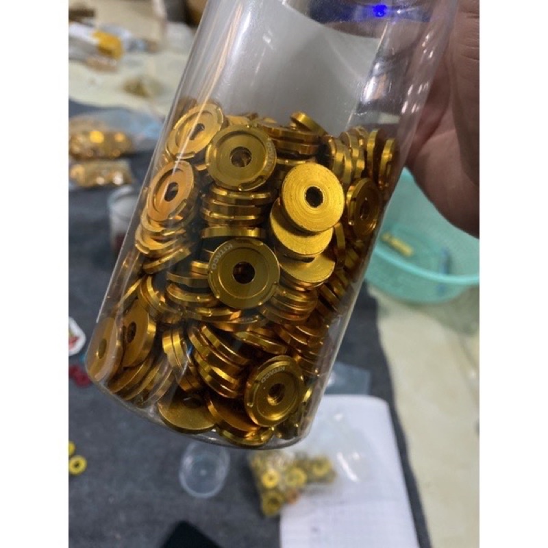Bộ 4 Ốc Titan Gr5 Gắn Tay Sách Wave 50/100/110